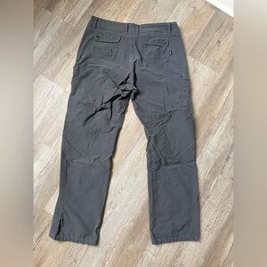 VTG KUHL Mountain Culture Pants Hiking Cargo Pants Outdoor Gray Comfy Size 14